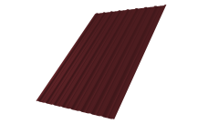 Профнастил С10A 0,45 PE-Double RAL 3005 красное вино