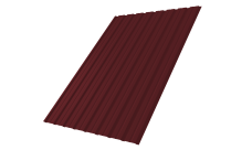 Профнастил С10B 0,45 PE-Double RAL 3005 красное вино