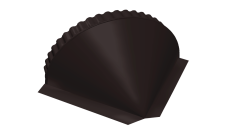Заглушка конусная 0,5 PurPro RAL 9005 черный